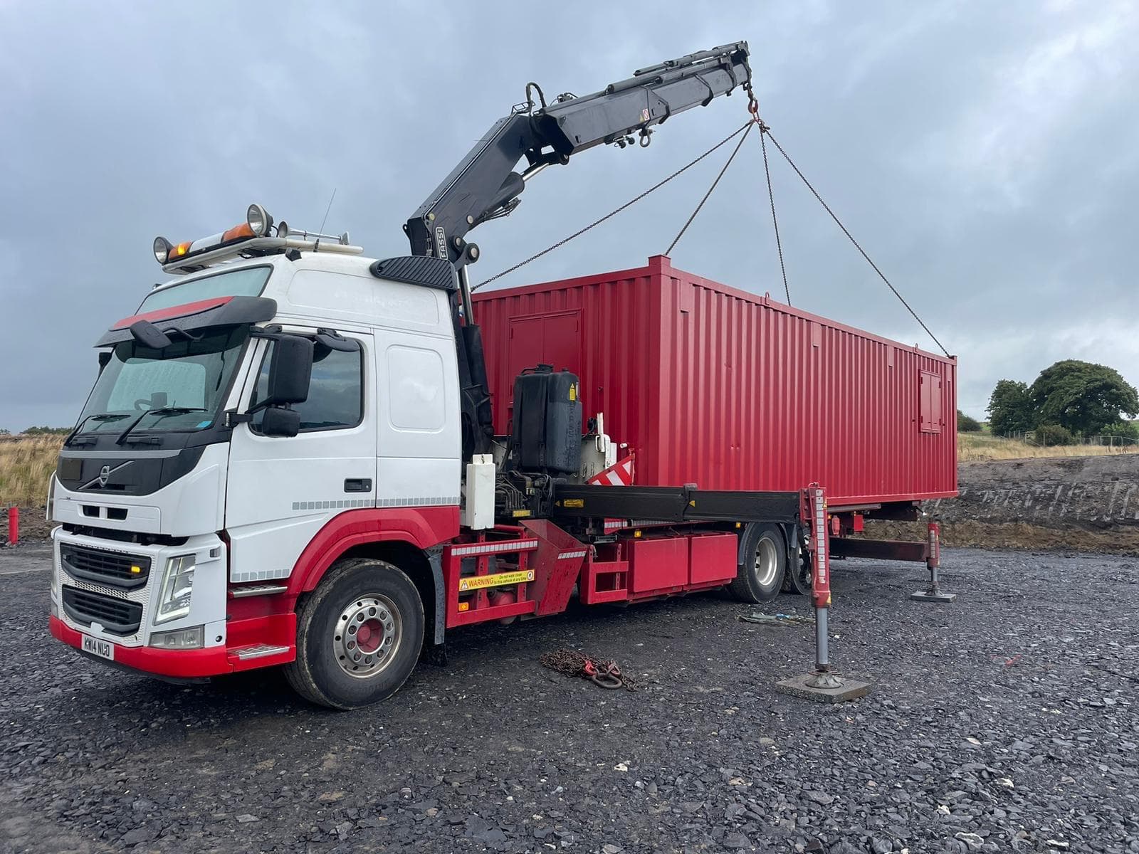 HIAB crane lorry hire Liverpool